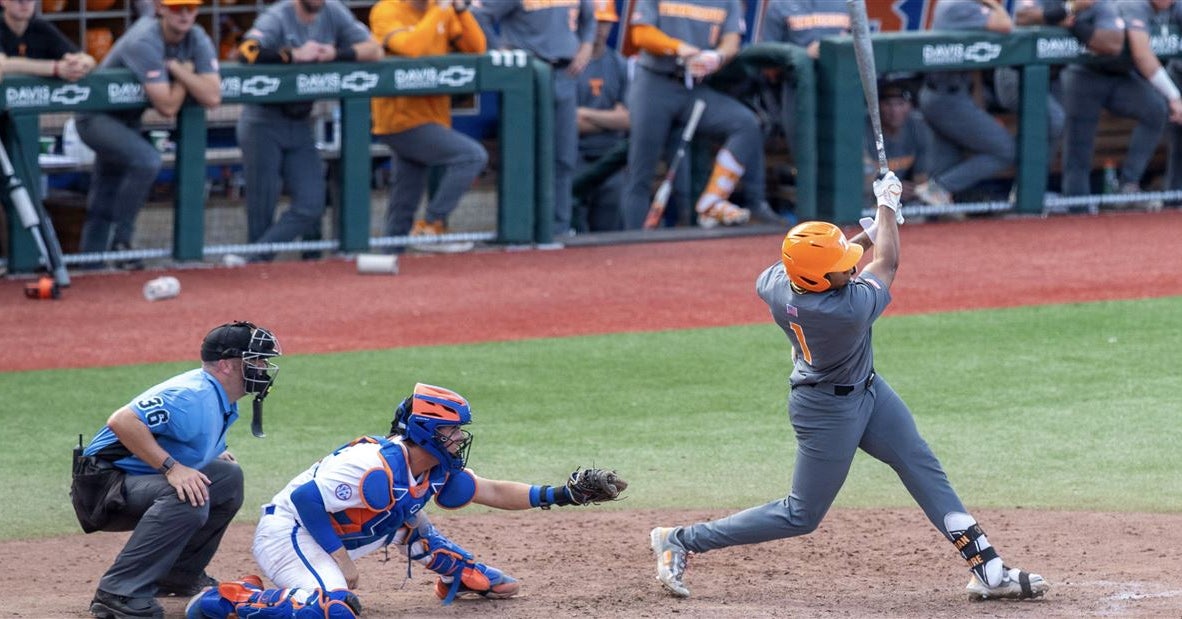 LIVE UPDATES No. 3 Tennessee baseball battles Florida in rubber match