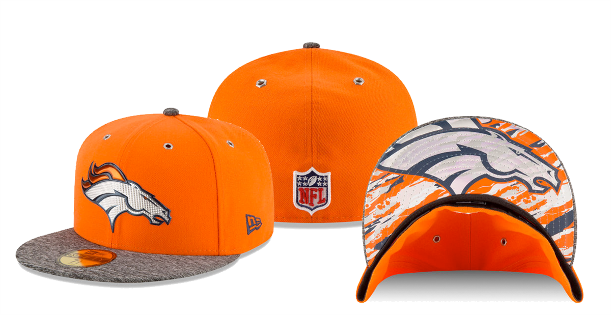 Denver Broncos 2016 NFL DRAFT Fitted Hat by New Era