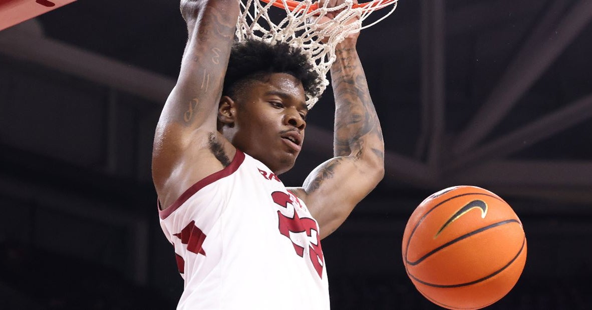 Arkansas forward Nick Pringle on initial injury report for NCAA Tournament opener