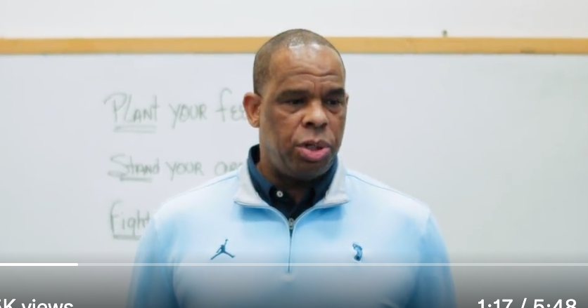 Video: Hubert Davis’ Pregame Speech & Locker Room Dancing from Win Over Duke