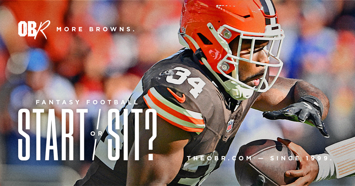 Cleveland Browns Fantasy Football Start 'Em Sit 'Em vs Miami Dolphins