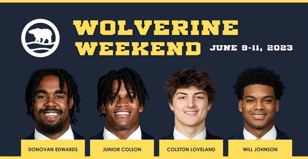 Join Donovan Edwards, Will Johnson, Junior Colson, Colston Loveland ...