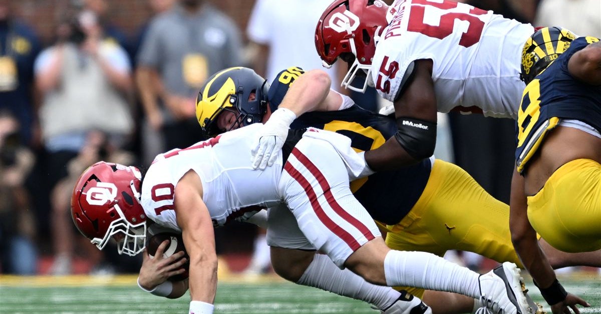 Instant analysis: John Mateer's late interception sinks No. 11 Oklahoma in 17-10 loss at Michigan