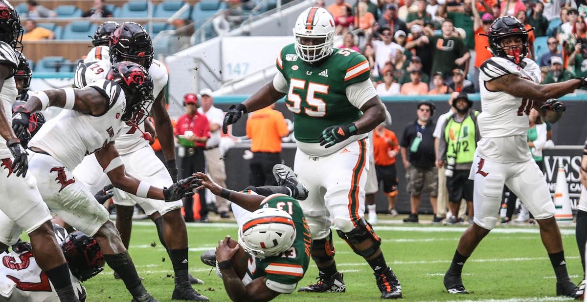 55 Days to Miami football: Navaughn Donaldson is mainstay on OL