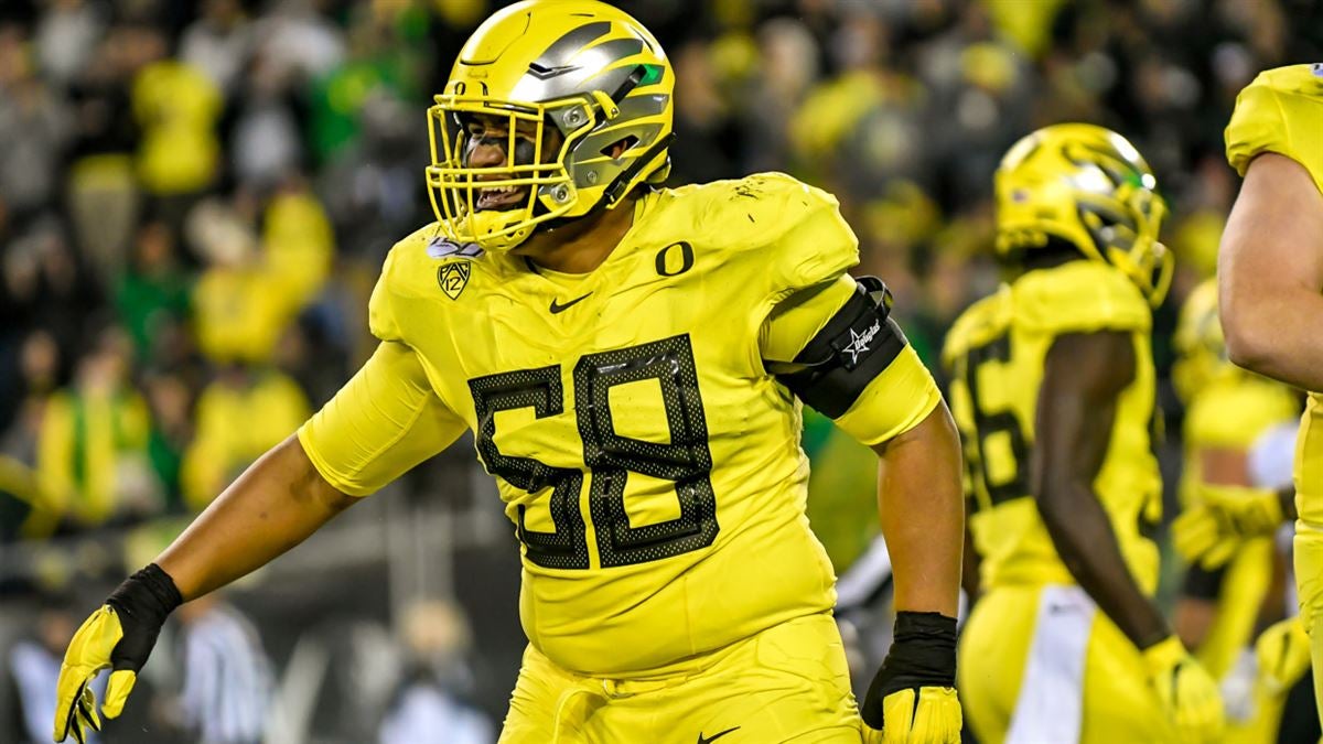 NFL draft: Oregon Ducks LT Penei Sewell selected No. 7 overall by