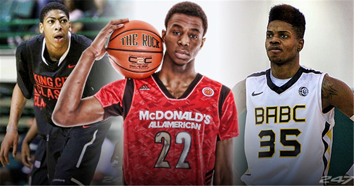 Best basketball recruits in 247Sports Composite history