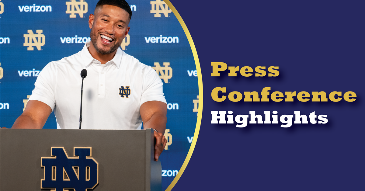 Highlights from Notre Dame's Pre-Fall Camp Press Conference