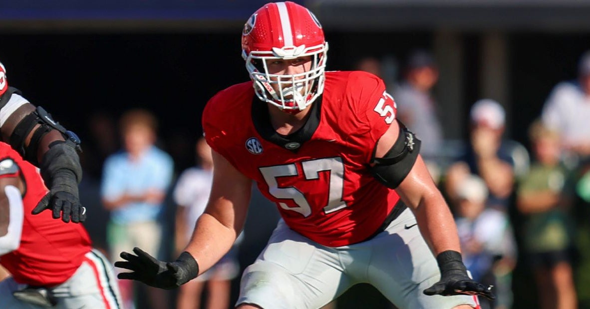 Georgia offensive tackle Monroe Freeling gets more buzz as a Top 10 pick in the NFL Draft