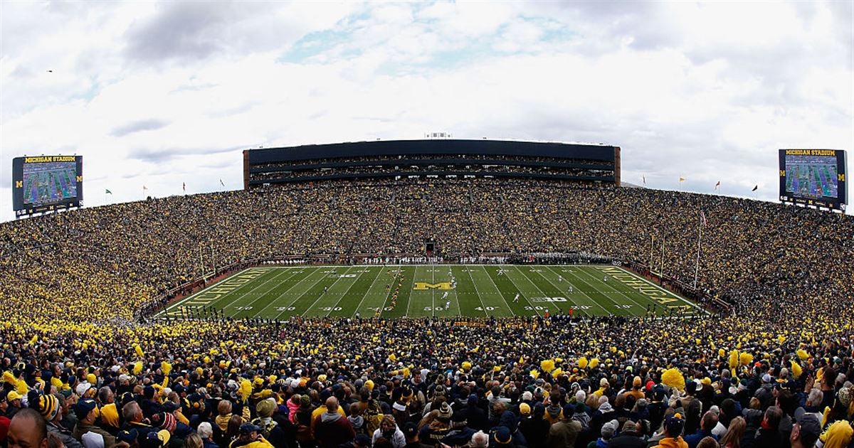 Michigan football to sport blue end-zone turf at Michigan Stadium for ...