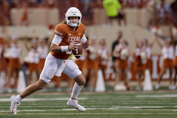 Quinn Ewers injury update: Texas QB out vs. West Virginia, eyeing return to  face rival Oklahoma, per report 