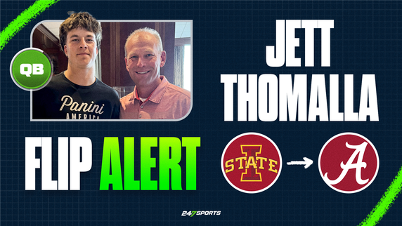 Four-star quarterback, Elite 11 finalist Jett Thomalla flips commitment from Iowa State to Alabama Four-star quarterback, Elite 11 finalist Jett Thomalla flips commitment from Iowa State to Alabama