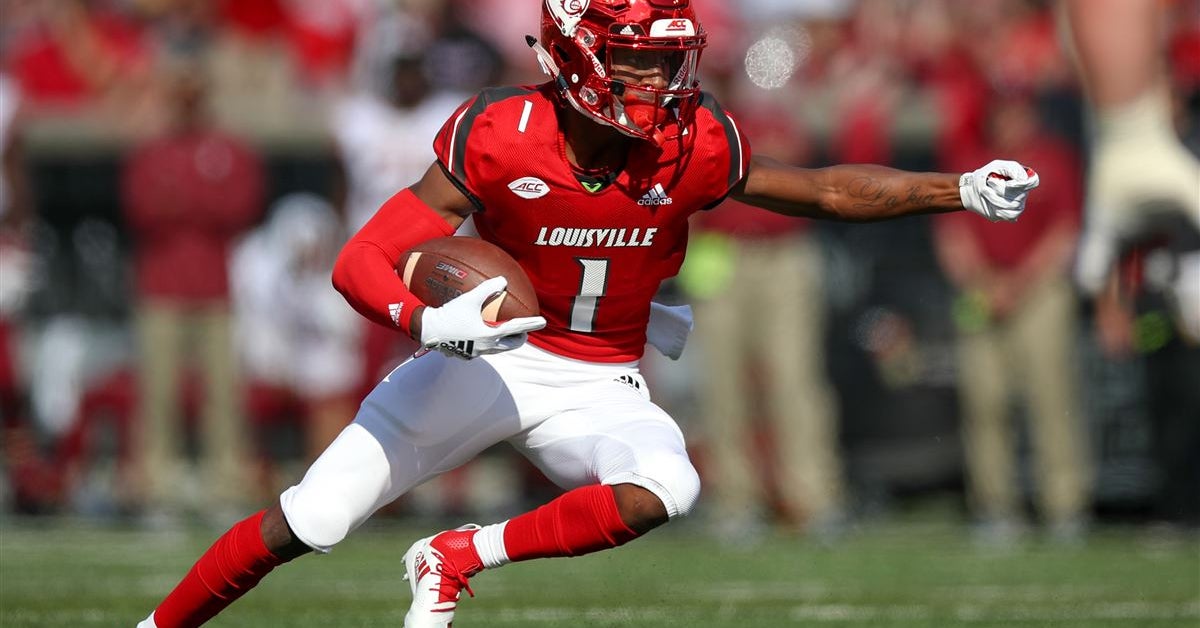 Louisville WR Tutu Atwell (and his 4.27 speed) have arrived