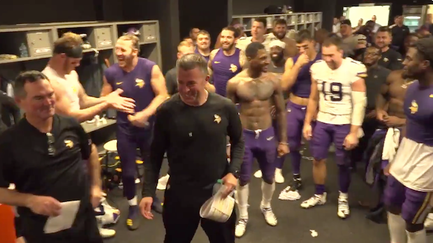 Mike Zimmer's Postgame Locker Speech After Beating the Arizona Cardinals