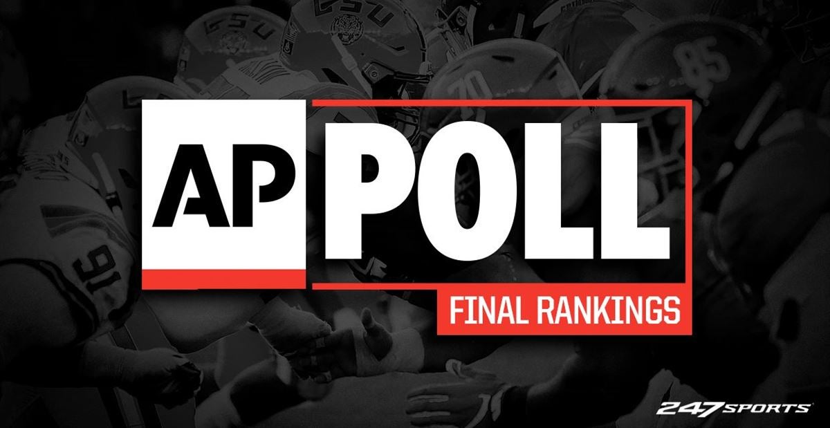 Final AP college football top 25 rankings announced