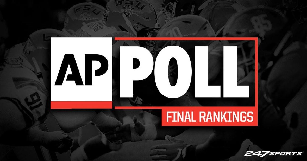 Final AP college football top 25 rankings announced