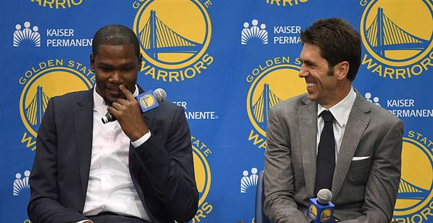 Bob Myers says Durant wasn't offended by jokes about contract