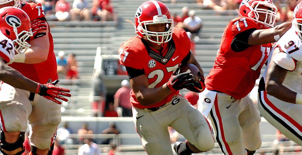 Georgia Bulldogs Aim To Share The Load At Running Back