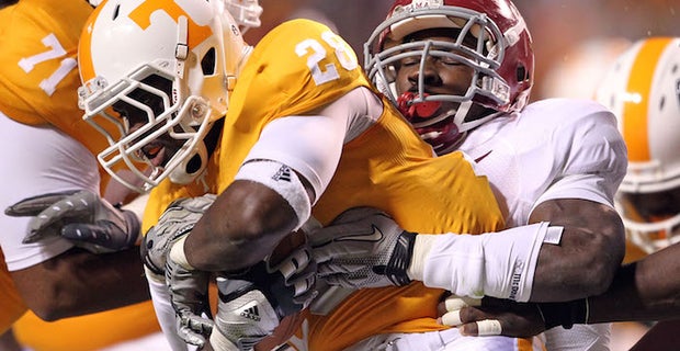 Every RB who eclipsed 100 yards vs. Alabama in Nick Saban era