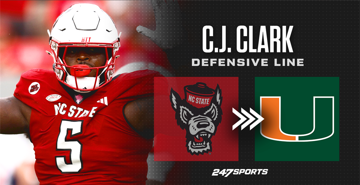 NC State transfer DT C.J. Clark commits to Miami