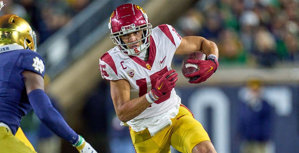 USC WR Drake London won't run a 40 before the draft, says teams