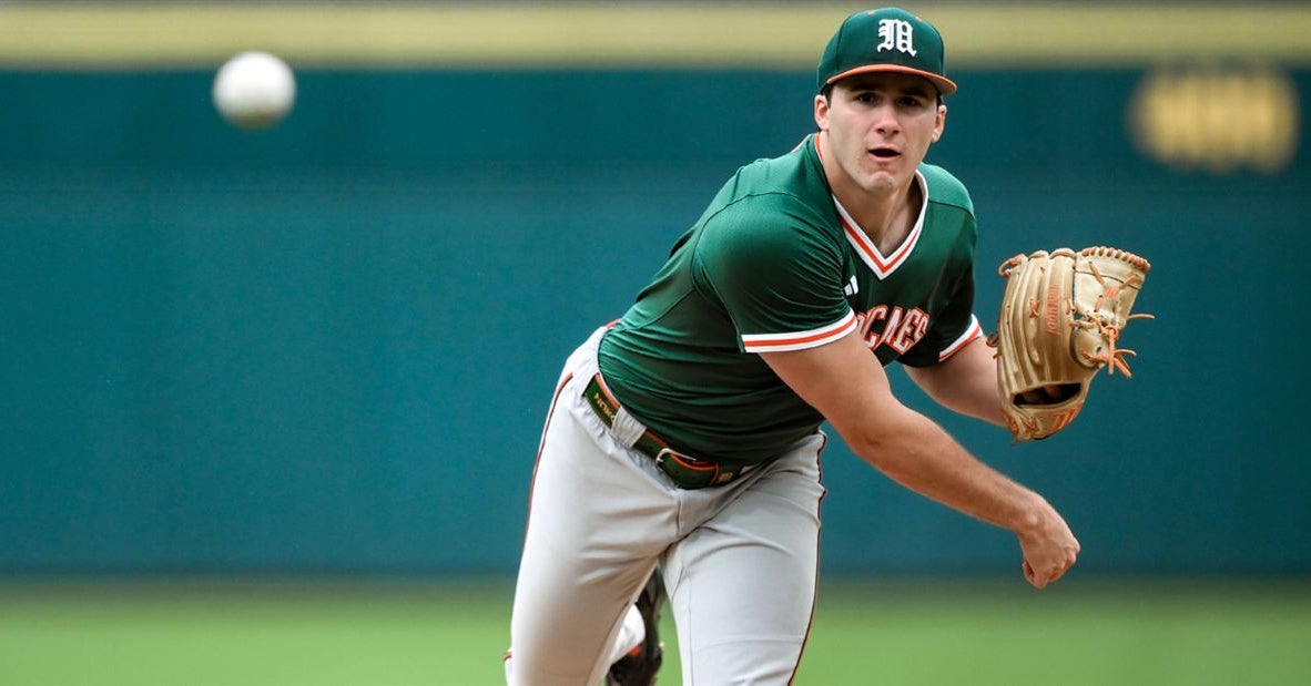 Hurricanes turn to AJ Ciscar to face Gators at Gainesville Regional