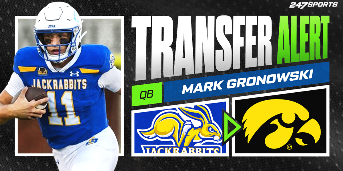 Iowa football lands South Dakota State transfer quarterback, two-time FCS champion Mark Gronowski