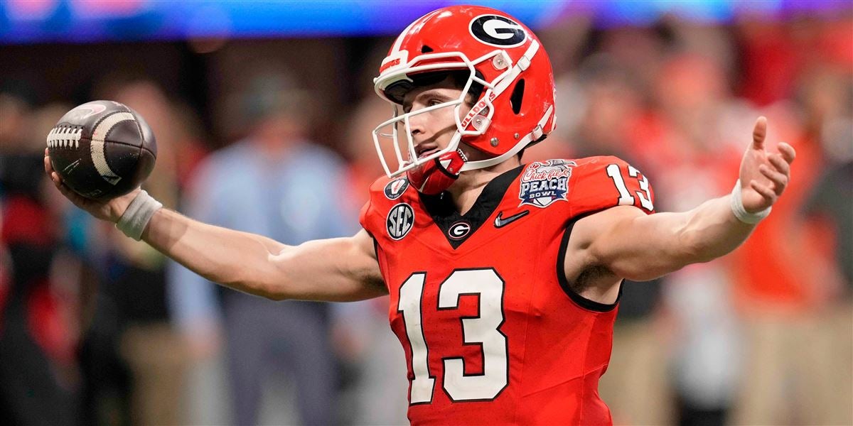 Stetson Bennett sets Georgia football single-season passing record with hot  start in 2023 National Championship Game