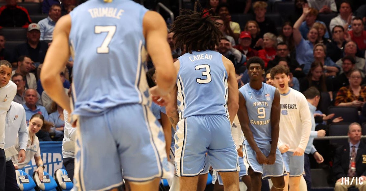 Elliot Cadeau's Zeal Sets Tone For UNC In First Four Elliot Cadeau's Zeal Sets Tone For UNC In First Four
