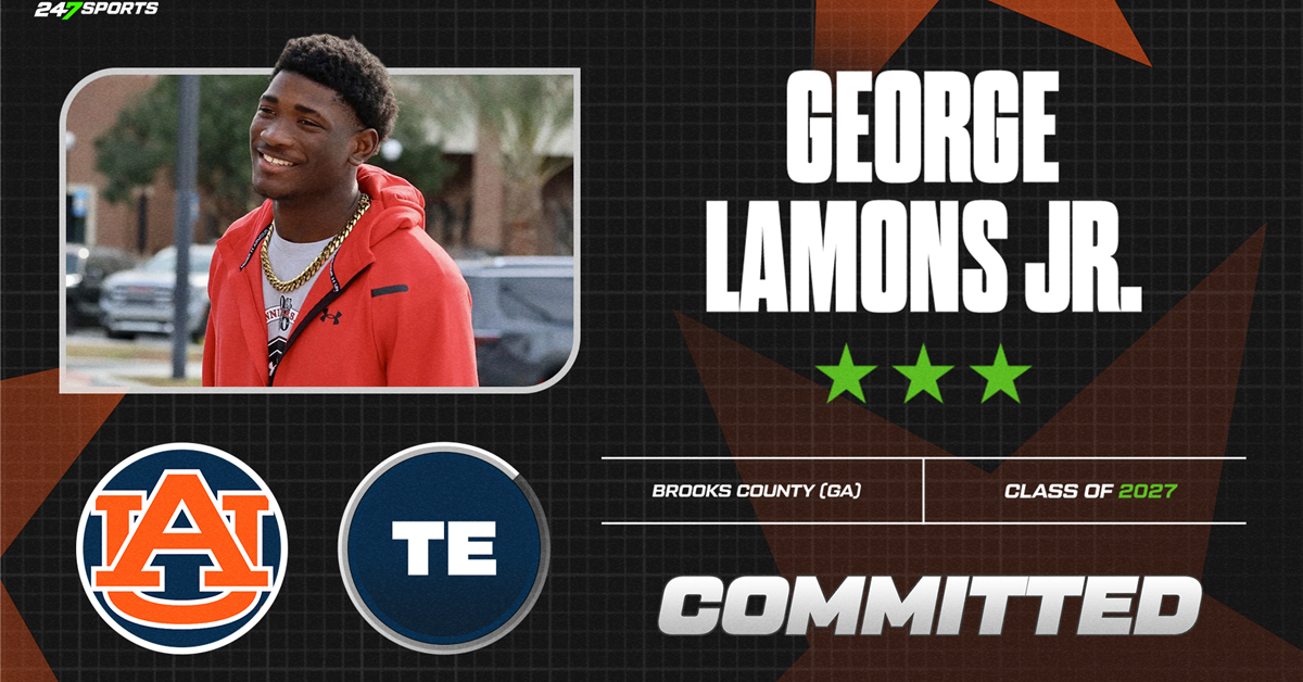 Auburn lands commitment from coveted TE George Lamons Jr.