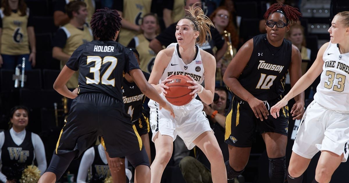 Wake Forest Women's Basketball tops Towson 6053