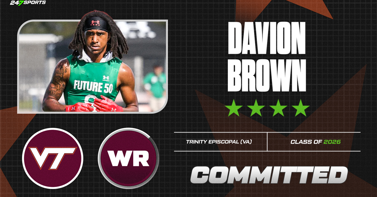 James Franklin's rebuild history keys ex-Penn State commit, big-play WR Davion Brown's Virginia Tech commitment