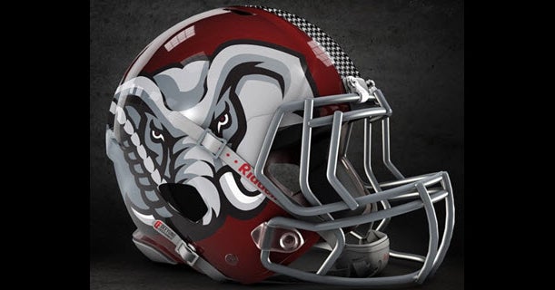 alabama football team helmet Crimson Tide Riddell Speed Mini The perfect collectible or gift NFL - Alabama Replica Helmet
