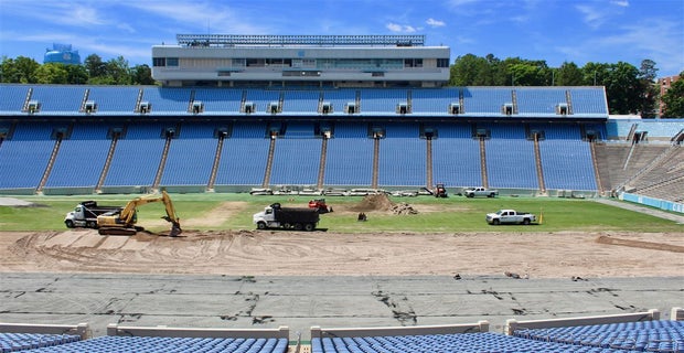 Field Construction Underway In Kenan Stadium