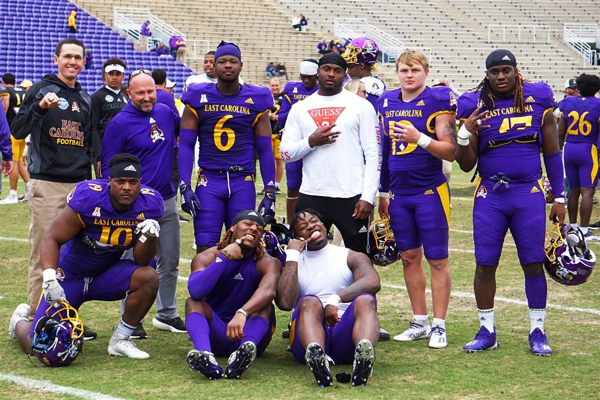 ECU football players awarded 2021 Military Bowl rings after spring game,  ECU baseball wins