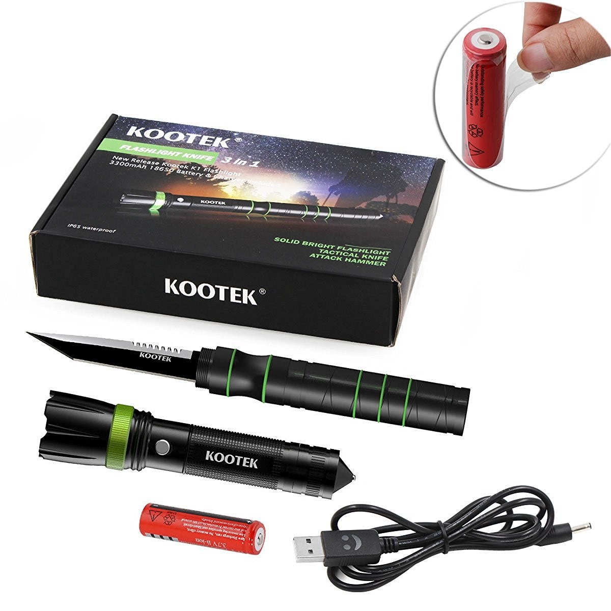 Kootek Self Defense Flashlight