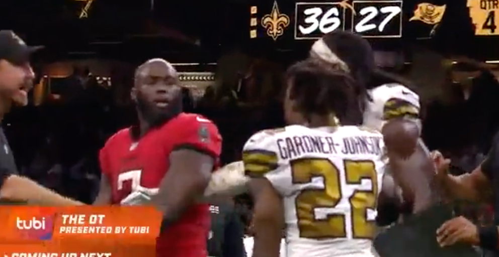 Gardner-Johnson, Fournette Almost Brawl After Saints-Bucs Game