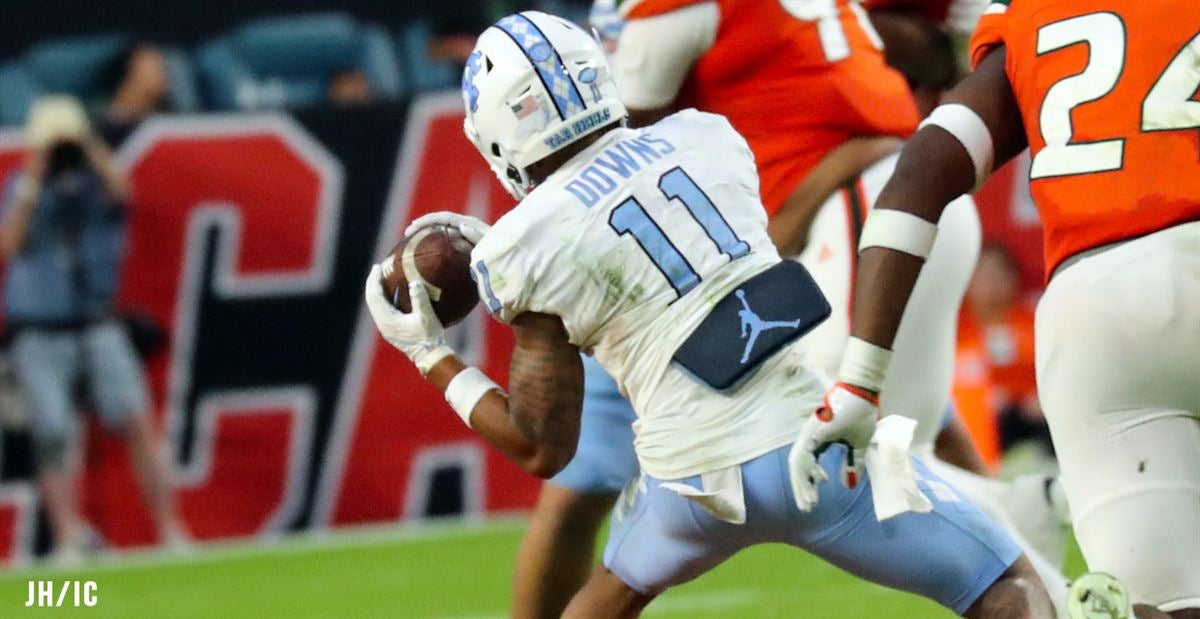 Report: North Carolina WR Josh Downs has not had any 'official' visits with  NFL teams - Field Gulls