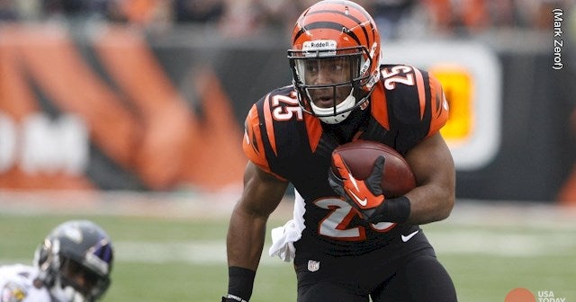 Gio Bernard Rocks Big Time Mustache Gio Bernard Rocks Big Time Mustache