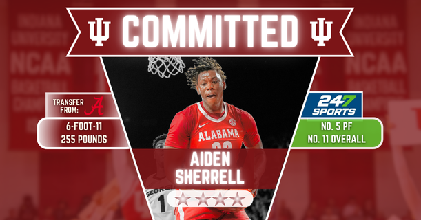 Alabama Transfer Forward Aiden Sherrell Commits To Indiana Basketball