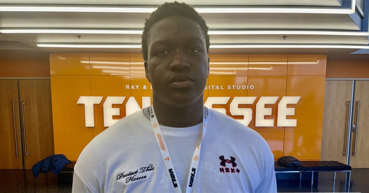 Top247 OL from Georgia plans to return to Tennessee after ‘amazing visit’