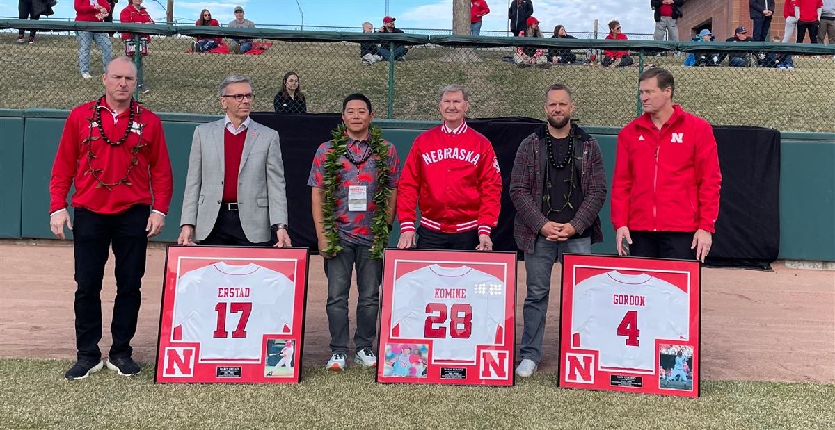 Huskers to retire jerseys of Erstad, Gordon, Komine