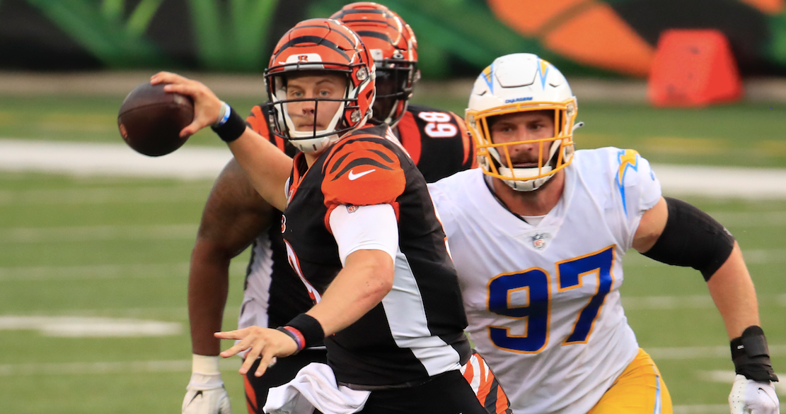 Joe Burrow grades his Bengals debut a 'D' after loss to Chargers