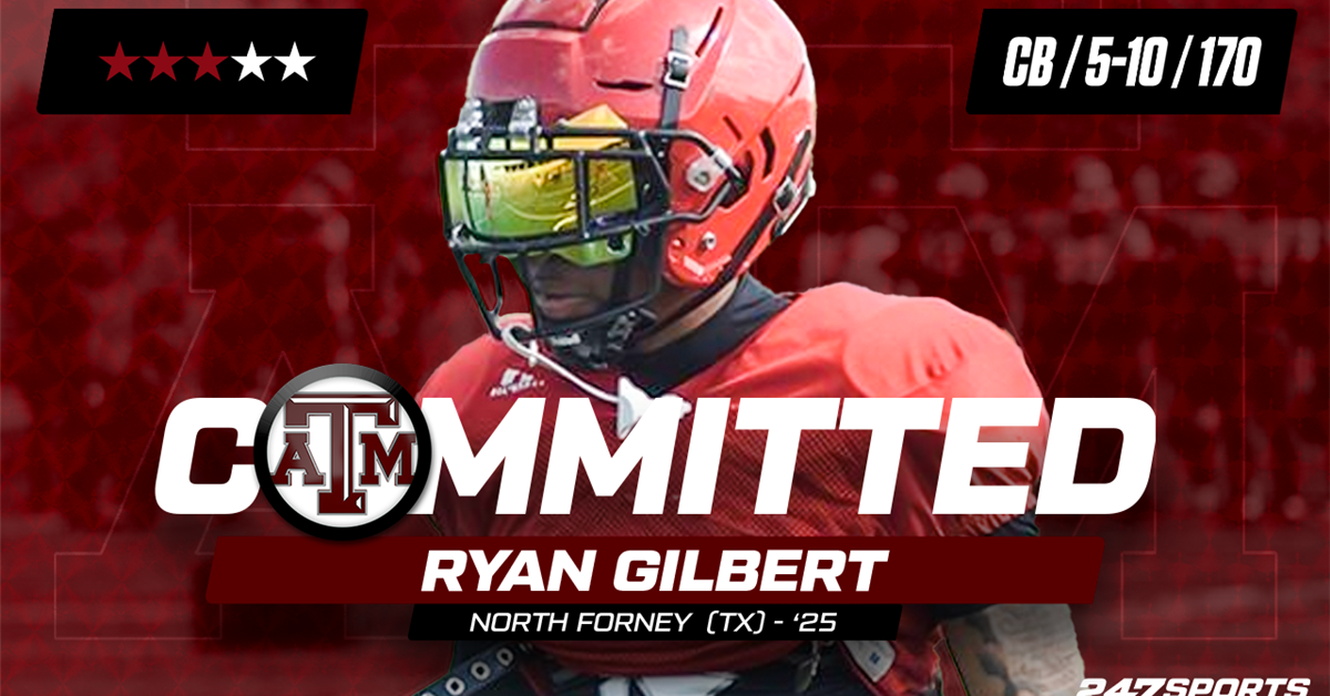 North Forney CB Ryan Gilbert commits to Texas A&M football