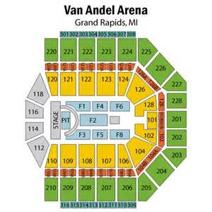 Van Andel Seating Chart By Row