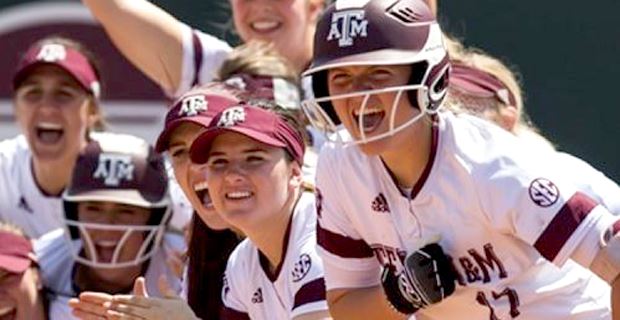 A&M softball uses comeback to advance to College World Series