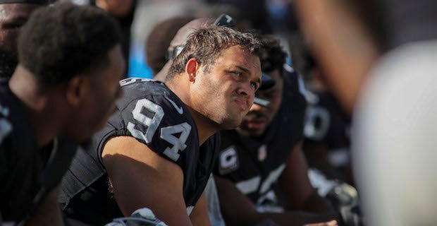 Raiders lose rookie DT Eddie Vanderdoes to torn ACL