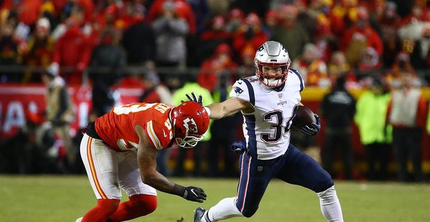 burkhead scores twice in afc championship game