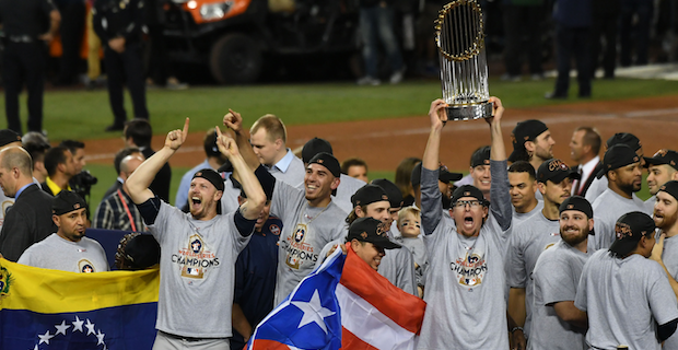 Original Houston Astros Skyline World Series Champions 2017 2022 T