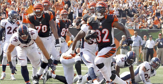 New England Patriots running back Jeremy Hill (33) during the