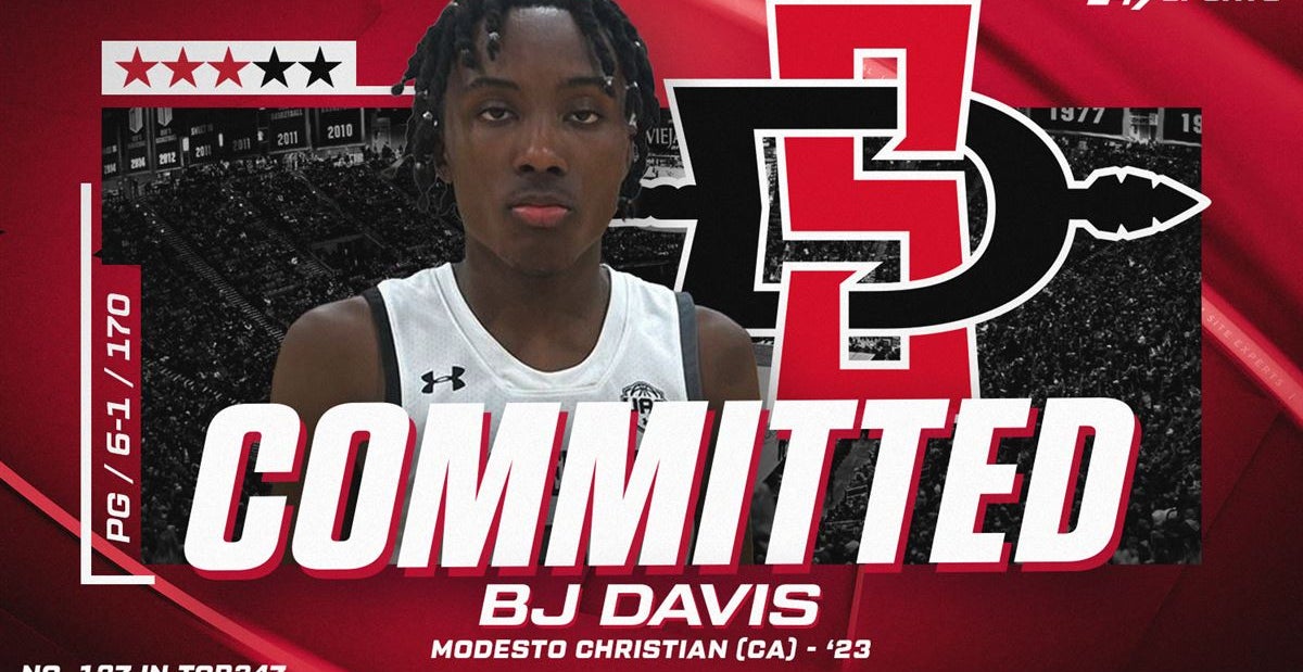 Top150 guard BJ Davis commits to San Diego State